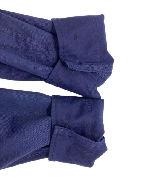 DEBOSQUE PAUWELS MERVILLE（デボスク ポーウェル メルヴィル）DEBOSQUE PAUWELS MERVILLE (デボスク ポーウェル メルヴィル) ミリタリーショップコート/フランス軍/デボスクポーウェルメルヴィル　フランス軍 ブルー サイズ:116/120の古着・服飾アイテム