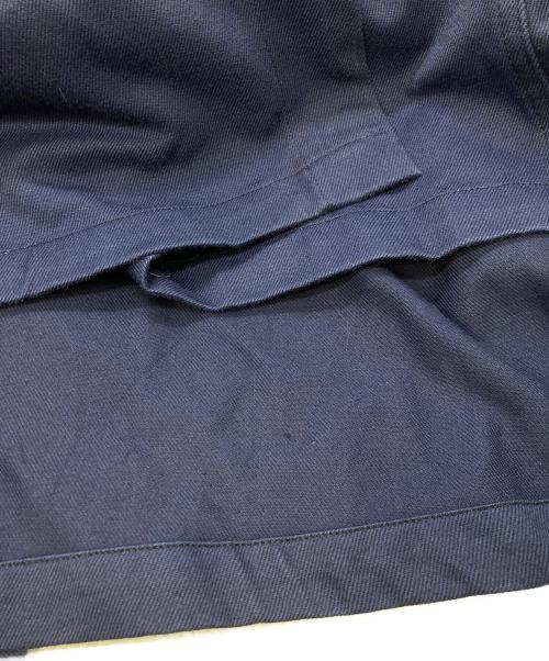 DEBOSQUE PAUWELS MERVILLE（デボスク ポーウェル メルヴィル）DEBOSQUE PAUWELS MERVILLE (デボスク ポーウェル メルヴィル) ミリタリーショップコート/フランス軍/デボスクポーウェルメルヴィル　フランス軍 ブルー サイズ:116/120の古着・服飾アイテム