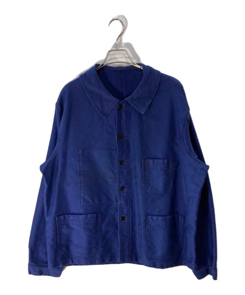 LE LABOUREUR（ル ラブルール）LE LABOUREUR (ル ラブルール) モールスキンワークジャケット/ル ラブルール ブルー サイズ:表記なしの古着・服飾アイテム