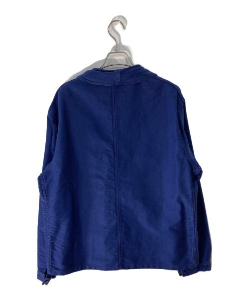 LE LABOUREUR（ル ラブルール）LE LABOUREUR (ル ラブルール) モールスキンワークジャケット/ル ラブルール ブルー サイズ:表記なしの古着・服飾アイテム