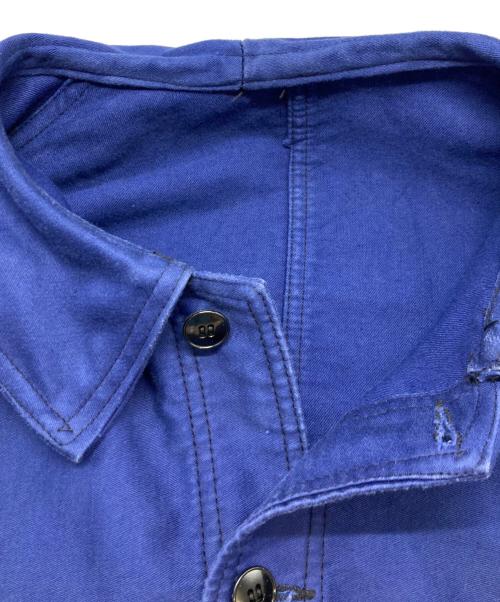 LE LABOUREUR（ル ラブルール）LE LABOUREUR (ル ラブルール) モールスキンワークジャケット/ル ラブルール ブルー サイズ:表記なしの古着・服飾アイテム