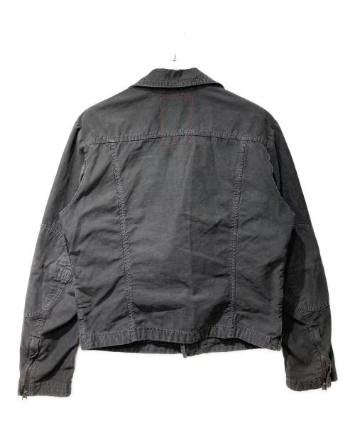 GUESS（ゲス）GUESS (ゲス) ヴィンテージライダースジャケット グレー サイズ:-の古着・服飾アイテム