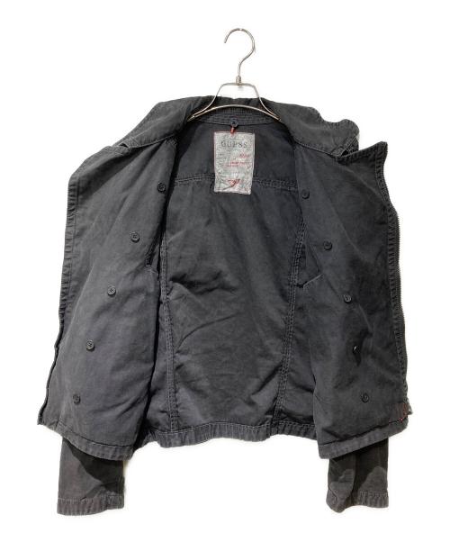 GUESS（ゲス）GUESS (ゲス) ヴィンテージライダースジャケット グレー サイズ:-の古着・服飾アイテム