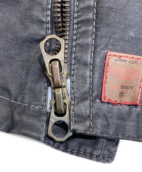 GUESS（ゲス）GUESS (ゲス) ヴィンテージライダースジャケット グレー サイズ:-の古着・服飾アイテム