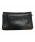 CHROME HEARTS（クロムハーツ）の古着「2ジップクロスボールボタンレザートラッカーウォレット/クロムハーツ」｜ブラック
