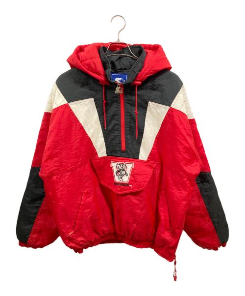 STARTER（スターター）STARTER (スターター) ジャケット/スターター レッド×ブラック サイズ:Ｍの古着・服飾アイテム