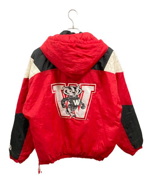 STARTER（スターター）STARTER (スターター) ジャケット/スターター レッド×ブラック サイズ:Ｍの古着・服飾アイテム