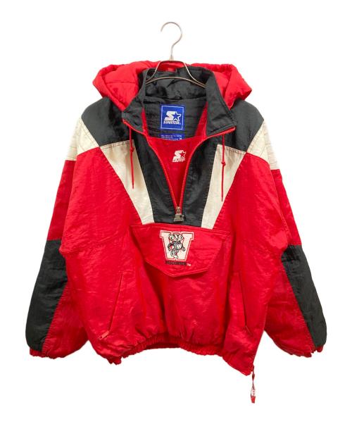 STARTER（スターター）STARTER (スターター) ジャケット/スターター レッド×ブラック サイズ:Ｍの古着・服飾アイテム