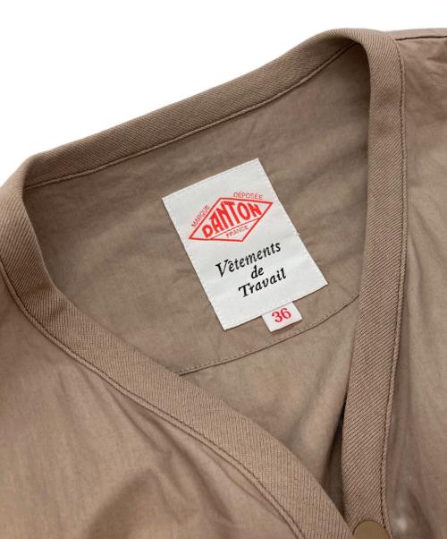 DANTON（ダントン）DANTON (ダントン) SHIRT CARDIGAN/ダントン/DT-A0309 BRC ブラウン サイズ:36の古着・服飾アイテム