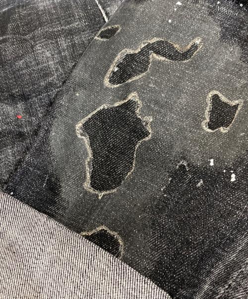 DSQUARED2（ディースクエアード）DSQUARED2 (ディースクエアード) ダメージ加工スキニーデニムパンツ/ディースクエアード/S71LB1086 S30357 ブラック サイズ:50の古着・服飾アイテム