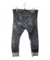 DSQUARED2 (ディースクエアード) ダメージ加工スキニーデニムパンツ/ディースクエアード/S71LB1086 S30357 ブラック サイズ:50：9000円