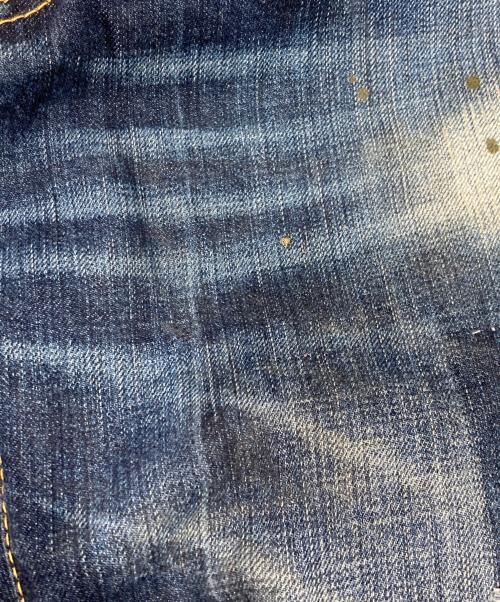 DSQUARED2（ディースクエアード）DSQUARED2 (ディースクエアード) ダメージ加工スキニーデニムパンツ/ディースクエアード/S47LB0008 S30309 インディゴ サイズ:50の古着・服飾アイテム