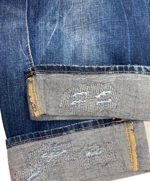 DSQUARED2（ディースクエアード）DSQUARED2 (ディースクエアード) ダメージ加工スキニーデニムパンツ/ディースクエアード/S47LB0008 S30309 インディゴ サイズ:50の古着・服飾アイテム