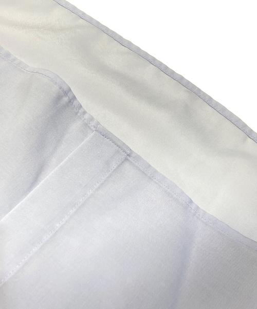 BLUE LABEL CRESTBRIDGE（ブルーレーベルクレストブリッジ）BLUE LABEL CRESTBRIDGE (ブルーレーベルクレストブリッジ) パウダリーローンチュニックブラウス パープル サイズ:38の古着・服飾アイテム