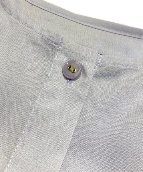 BLUE LABEL CRESTBRIDGE（ブルーレーベルクレストブリッジ）BLUE LABEL CRESTBRIDGE (ブルーレーベルクレストブリッジ) パウダリーローンチュニックブラウス パープル サイズ:38の古着・服飾アイテム