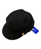 BLUE LABEL CRESTBRIDGEブルーレーベルクレストブリッジ）の古着「キャスケット」｜ブラック