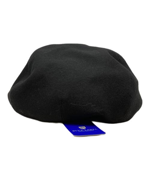 BLUE LABEL CRESTBRIDGE（ブルーレーベルクレストブリッジ）BLUE LABEL CRESTBRIDGE (ブルーレーベルクレストブリッジ) キャスケット ブラック サイズ:頭囲57cm 未使用品の古着・服飾アイテム