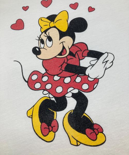 DISNEY（ディズニー）DISNEY (ディズニー) プリントTシャツ/ディズニー/USA製 80's ホワイト サイズ:Ｌの古着・服飾アイテム