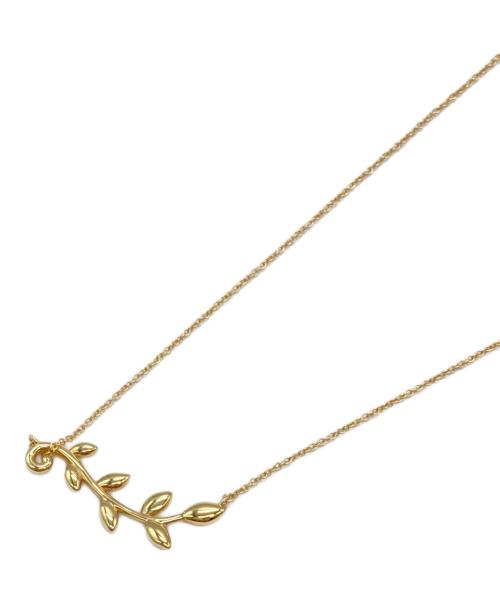 TIFFANY & Co.（ティファニー アンド コー）TIFFANY & Co. (ティファニー) オリーブリーフヴァインペンダント/ティファニー/K18(AU750刻印・チェーンも同様)/3.4ｇ ゴールドの古着・服飾アイテム