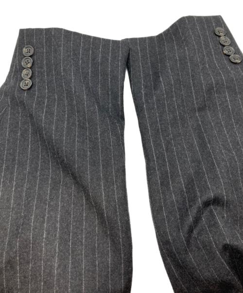 LAUREN RALPH LAUREN（ローレンラルフローレン）LAUREN RALPH LAUREN (ローレンラルフローレン) カシミヤ混ウールストライプテーラードジャケット/ローレンラルフローレン ブラック サイズ:表記なしの古着・服飾アイテム