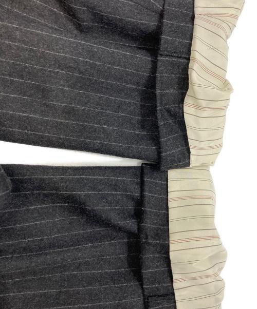 LAUREN RALPH LAUREN（ローレンラルフローレン）LAUREN RALPH LAUREN (ローレンラルフローレン) カシミヤ混ウールストライプテーラードジャケット/ローレンラルフローレン ブラック サイズ:表記なしの古着・服飾アイテム