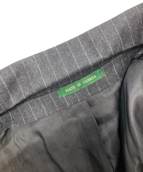 LAUREN RALPH LAUREN（ローレンラルフローレン）LAUREN RALPH LAUREN (ローレンラルフローレン) カシミヤ混ウールストライプテーラードジャケット/ローレンラルフローレン ブラック サイズ:表記なしの古着・服飾アイテム