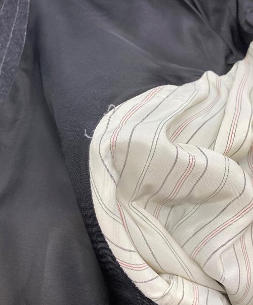 LAUREN RALPH LAUREN（ローレンラルフローレン）LAUREN RALPH LAUREN (ローレンラルフローレン) カシミヤ混ウールストライプテーラードジャケット/ローレンラルフローレン ブラック サイズ:表記なしの古着・服飾アイテム