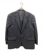 LAUREN RALPH LAURENローレンラルフローレン）の古着「チェックテーラードジャケット/ローレンラルフローレン」｜ネイビー