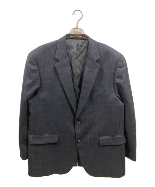 LAUREN RALPH LAUREN（ローレンラルフローレン）LAUREN RALPH LAUREN (ローレンラルフローレン) チェックテーラードジャケット/ローレンラルフローレン ネイビー サイズ:46Rの古着・服飾アイテム