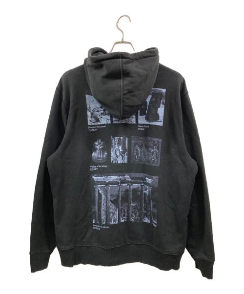 stussy（ステューシー）stussy (ステューシー) プルオーバーパーカー ブラック サイズ:Ｌの古着・服飾アイテム