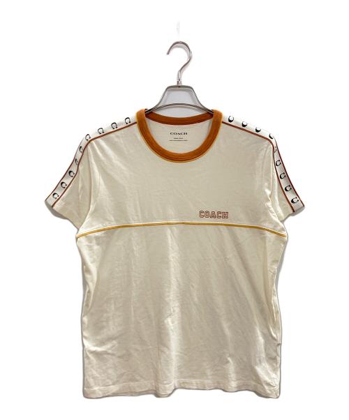 COACH（コーチ）COACH (コーチ) 半袖Tシャツ/コーチ/CB585 ベージュ サイズ:Ｍの古着・服飾アイテム
