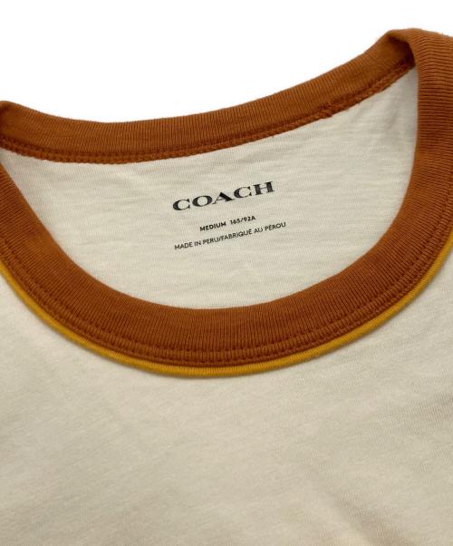COACH（コーチ）COACH (コーチ) 半袖Tシャツ/コーチ/CB585 ベージュ サイズ:Ｍの古着・服飾アイテム