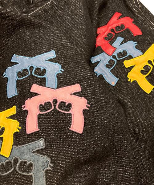 GALFY（ガルフィー）GALFY (ガルフィー) チャカパッチ デニム/ガルフィー/132012 ブラック サイズ:Lの古着・服飾アイテム