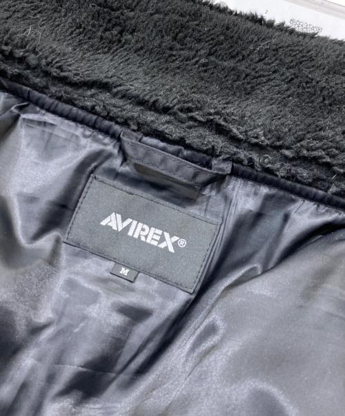 AVIREX（アヴィレックス）AVIREX (アヴィレックス) レトロボア B-3ジャケット ブラック サイズ:Mの古着・服飾アイテム