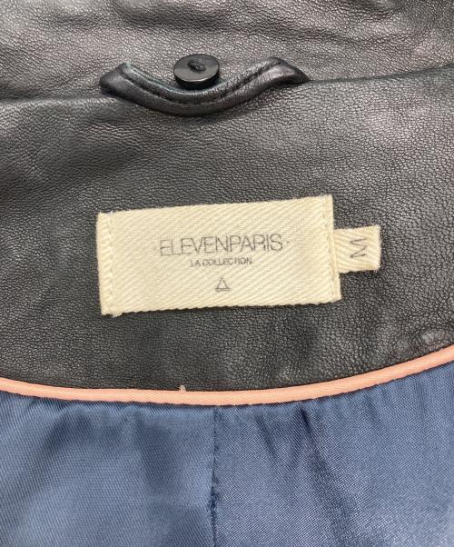 ELEVEN PARIS（イレブンパリ）ELEVEN PARIS (イレブンパリ) レザージャケット オリーブ サイズ:Mの古着・服飾アイテム
