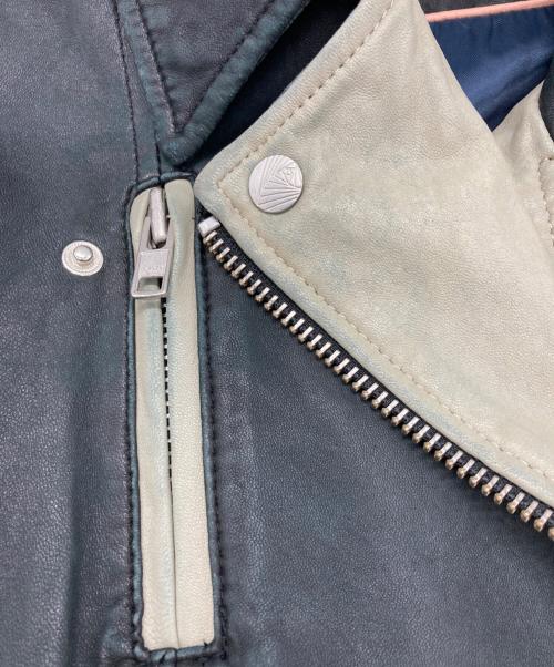 ELEVEN PARIS（イレブンパリ）ELEVEN PARIS (イレブンパリ) レザージャケット オリーブ サイズ:Mの古着・服飾アイテム