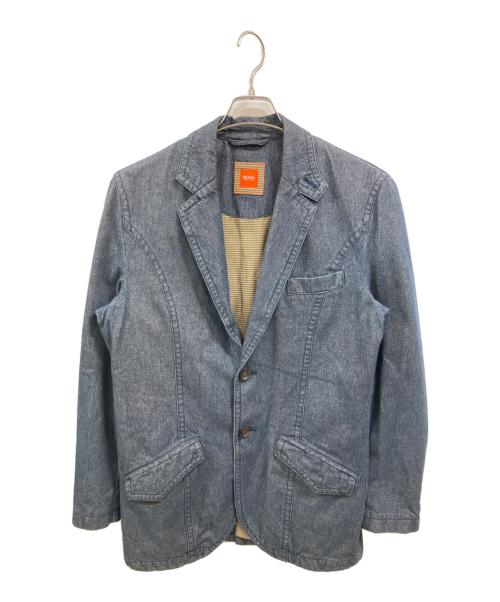 BOSS HUGO BOSS（ボス ヒューゴボス）BOSS HUGO BOSS (ボス ヒューゴボス) デニムテーラードジャケット/ボス ヒューゴボス インディゴ サイズ:40の古着・服飾アイテム