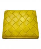 BOTTEGA VENETAボッテガベネタ）の古着「2つ折り財布/ボッテガベネタ/P01470341J」｜イエロー