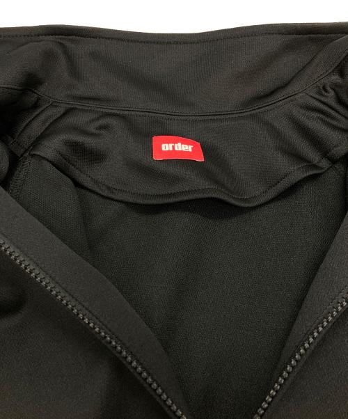 order（オーダー）order (オーダー) medium track jacket jersey　オーダー ブラック サイズ:Ｍの古着・服飾アイテム