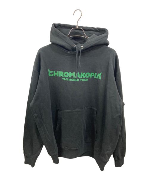 CROMAKOPIA（クロマコピア）CROMAKOPIA (クロマコピア) プルオーバーパーカー　クロマコピア　タイラー・ザ・クリエイター The World Tour ブラック サイズ:XLの古着・服飾アイテム