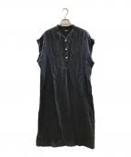 MARGARET HOWELLマーガレットハウエル）の古着「リネンワンピース/マーガレットハウエル/589-9157002」｜ネイビー