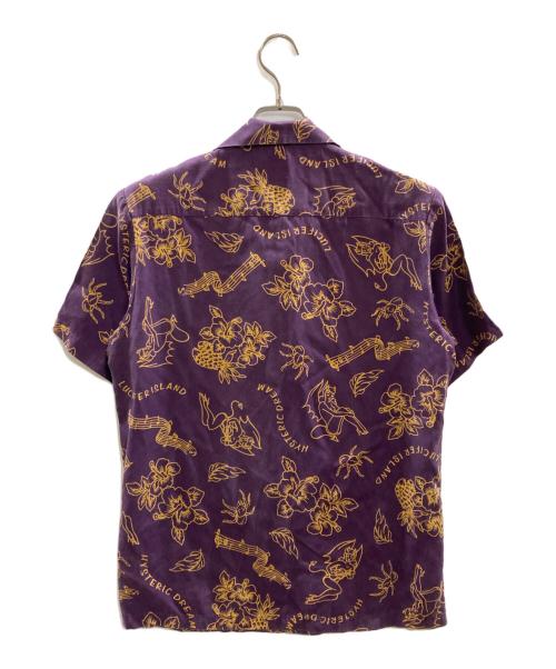 Hysteric Glamour（ヒステリックグラマー）Hysteric Glamour (ヒステリックグラマー) オープンカラーシャツ/ヒステリックグラマー/02191AH04 パープル サイズ:Sの古着・服飾アイテム