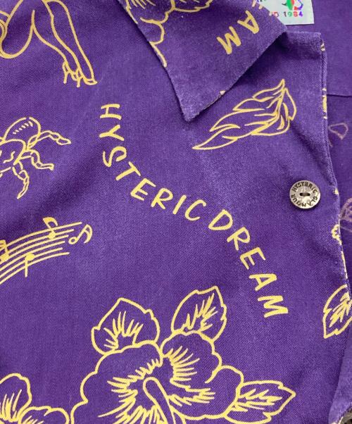 Hysteric Glamour（ヒステリックグラマー）Hysteric Glamour (ヒステリックグラマー) オープンカラーシャツ/ヒステリックグラマー/02191AH04 パープル サイズ:Sの古着・服飾アイテム