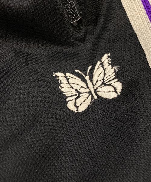 Needles（ニードルズ）Needles (ニードルズ) トラックパンツ/ニードルズ/MR414 ブラック×パープル サイズ:XSの古着・服飾アイテム