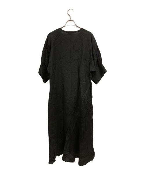 Adam et Rope（アダム エ ロペ）Adam et Rope (アダム エ ロペ) リネン混ワンピース ブラック サイズ:Freeの古着・服飾アイテム