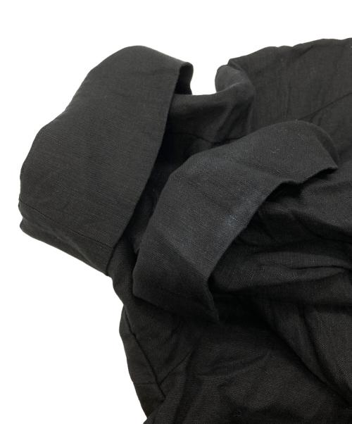 Adam et Rope（アダム エ ロペ）Adam et Rope (アダム エ ロペ) リネン混ワンピース ブラック サイズ:Freeの古着・服飾アイテム