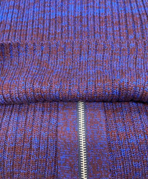 led. tokyo（レッド.トーキョー）led. tokyo (レッド.トーキョー) ジップアップニット/レッド.トーキョー ブルー サイズ:Freeの古着・服飾アイテム