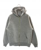 DEUXIEME CLASSEドゥーズィエム クラス）の古着「Oversized ジップ フーディー/ドゥーズィエム クラス/23070500804130」｜グレー