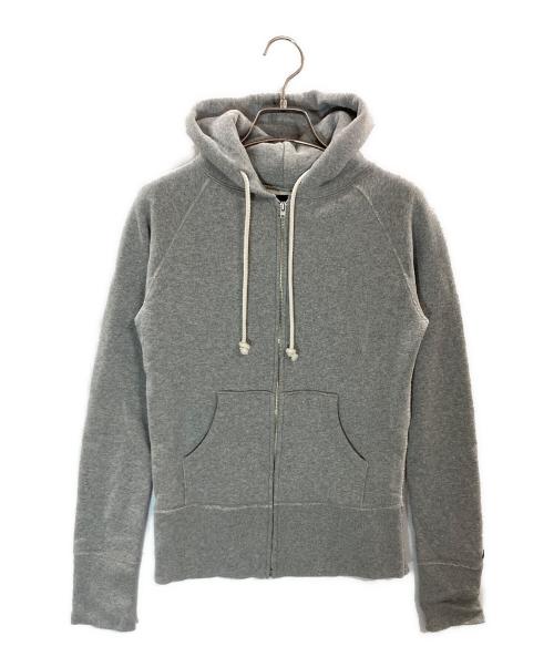 MADISON BLUE（マディソンブルー）MADISON BLUE (マディソンブルー) SLIM FIT ZIP HOODIE/マディソンブルー/MB244-7005 グレー サイズ:01の古着・服飾アイテム