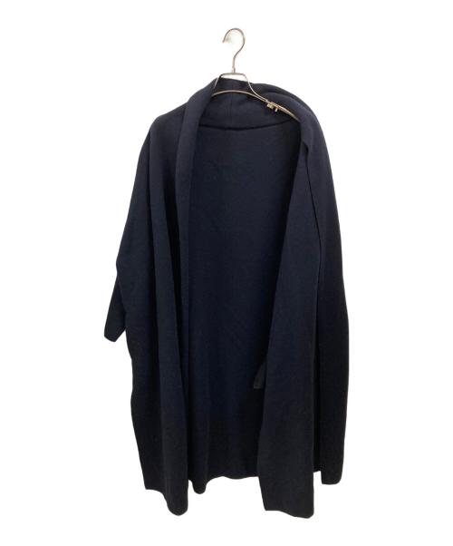 DEUXIEME CLASSE（ドゥーズィエム クラス）DEUXIEME CLASSE (ドゥーズィエム クラス) スムースニットガウンコート ネイビー サイズ:Freeの古着・服飾アイテム